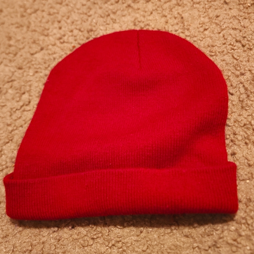 Red beanie